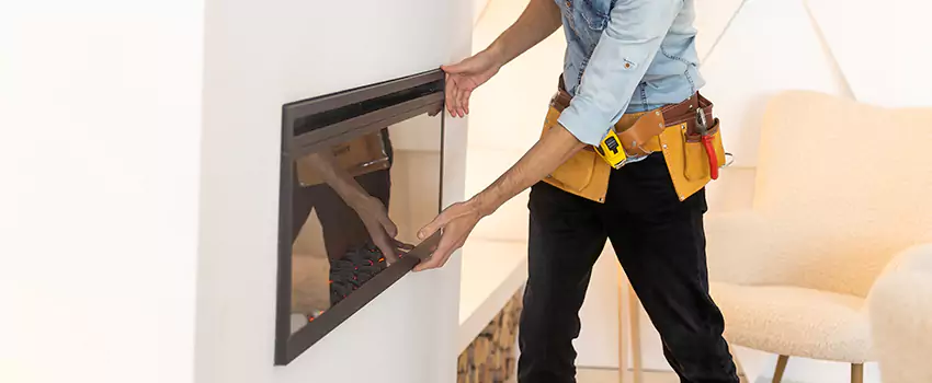 Metal Fireplace Installation in Clinton, Iowa