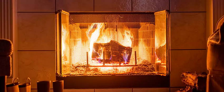 Mendota Hearth Landscape Fireplace Installation in Clinton, Iowa
