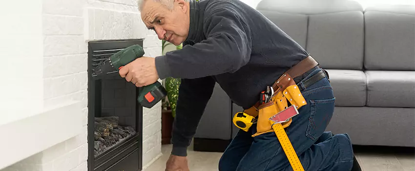 New Indoor Fireplace Installation in Clinton, Iowa