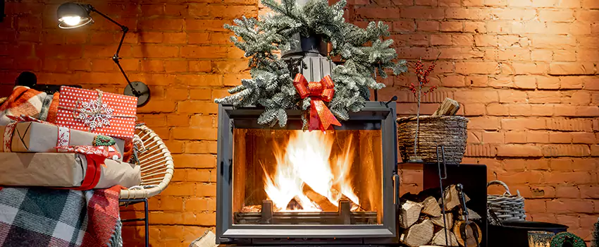 Travis Industries Linear Gas Fireplace Installation in Clinton, Iowa