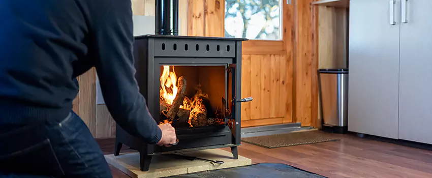 Open Hearth Wood Fireplace Installation in Clinton, IA