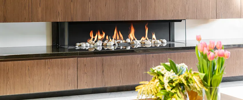 Double-height Fireplace Design Refurbishment in Clinton, Iowa