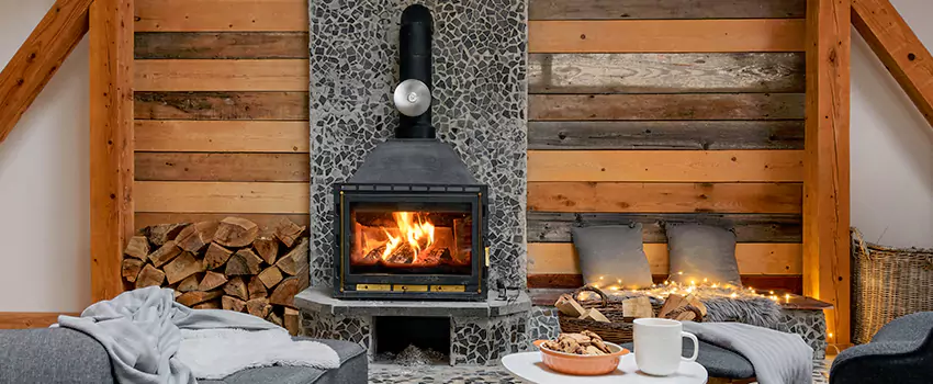 Thelin Hearth Products Direct Vent Gas Stove Fireplace Inspection in Clinton, Iowa